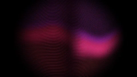 Neon waves ripple across a black mesh background Stock-Footage 329301331