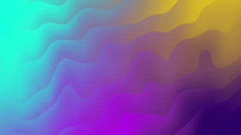 Neon Wavy Fluid Gradient Background Stock Footage 315212519
