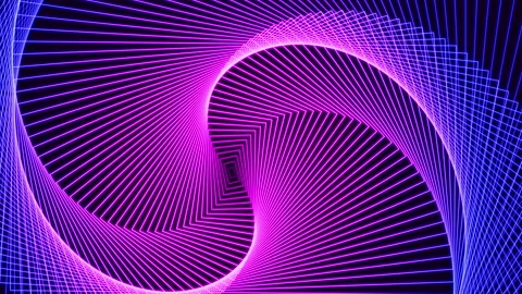 Neon wavy pattern background Stock Footage 219928081