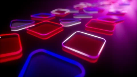 Neon Way  Motion Background 스톡 동영상 247522537