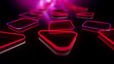 Neon Way Motion Background 스톡 동영상 247522553