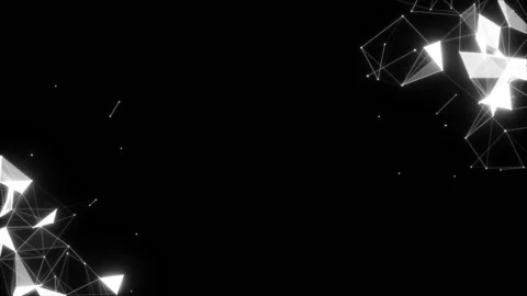 Neon web.Plexus structure evolving in organic motion. Camera moves in it and Stock Footage 99032712