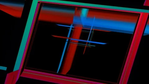  Neon Window Stock Footage 96164750