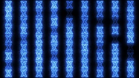Neon X background. Science, art and technology concept. Stock Footage 122136583