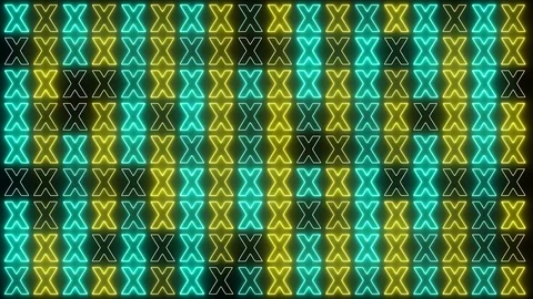Neon X background. Science, art and technology concept. Stock Footage 122136828