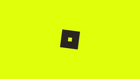 Neon Yellow Square in Dark Background with Abstract Geometric Design Stock Footage 333472159