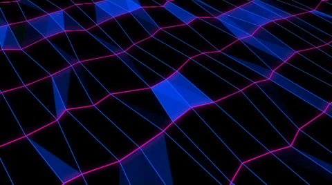 NeonPlex VJ Loop (3) Video stock 32958668