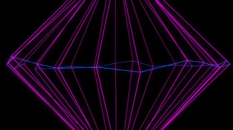 NeonPlex VJ Loop (4) Stock Footage 32961077