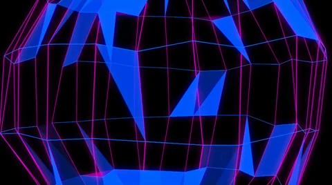 NeonPlex VJ Loop (6) Stock Footage 32961424