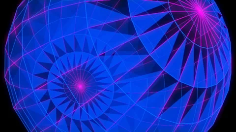 NeonPlex VJ Loop (8) Stock Footage 32961592