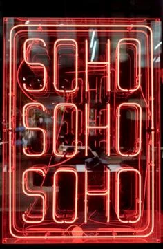 Neonsohosign Stock Photos
