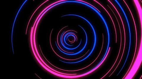 NeonTrails VJ Loop (11) Video stock 33739673