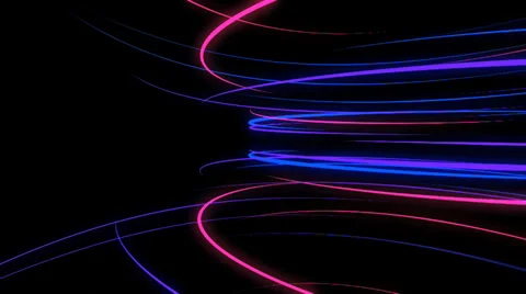 NeonTrails VJ loop (15) Stock Footage 33739240