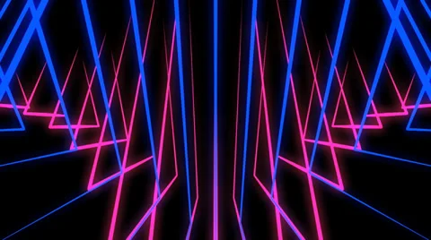 NeonTrails VJ Loop (2) Stock Footage 33754313