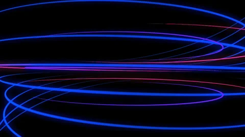 NeonTrails VJ Loop (5) Stock Footage 33754094