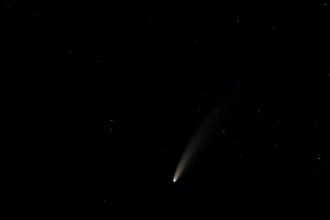 Neowise Comet lower third Stock Photos
