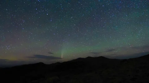 Neowise Comet Timelapse 4K Stock-Footage 136722453