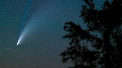 Neowise Comet Timelapse Stock-Footage 136578944