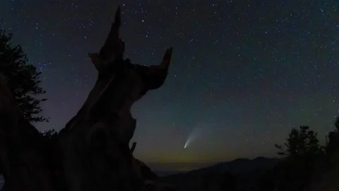 Neowise Comet Timelapse Stock-Footage 136690503