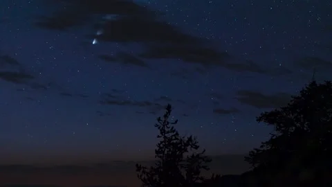 Neowise Comet Timelapse Stock-Footage 136704545