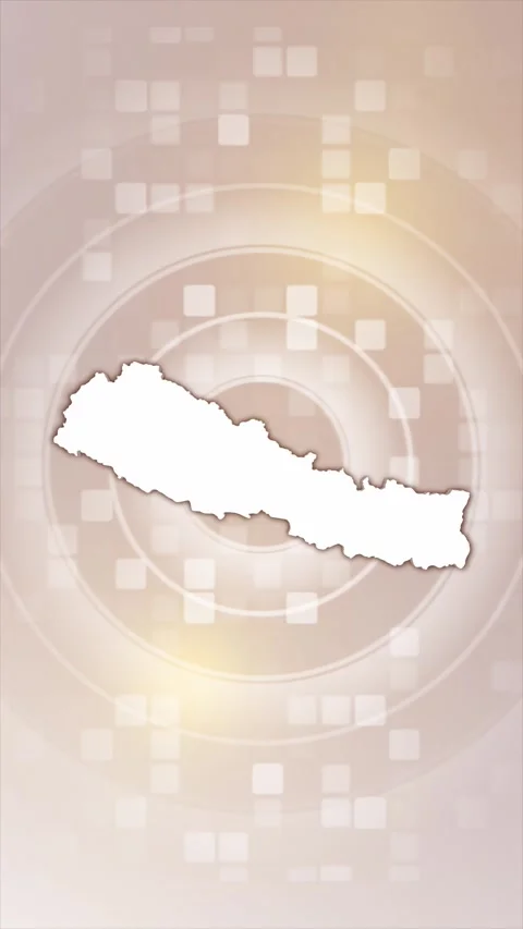Nepal Animated Map Vídeos de archivo 275900626