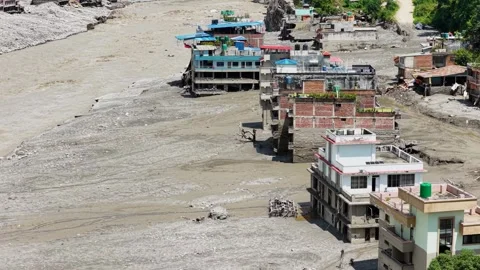 Nepal-China floods Stock Footage 344031257