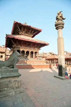 Nepal durbar square Stock Photos