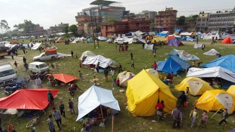 Nepal earthquake 写真素材