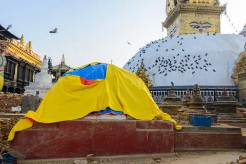 Nepal earthquakes Foto stock
