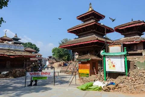 Nepal earthquakes Stock-Fotos
