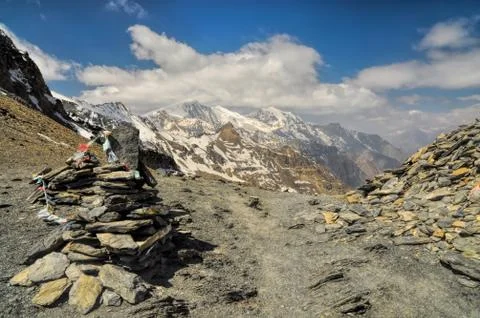 Nepal himalayas Stock Photos