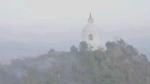 Nepal, Himalayas, Temple Stock Footage 98697858