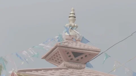 Nepal, Himalayas, Temple Stock Footage 98698073