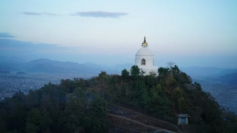 Nepal, Himalayas, Temple Stock Footage 98698648
