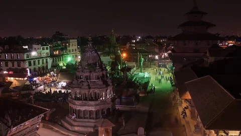 Nepal. Kathmandu. Pathan. Stock Footage 77301994