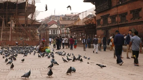 Nepal, Katmandu 스톡 동영상 96115127