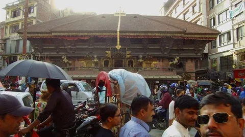 Nepal, Katmandu 스톡 동영상 96116015