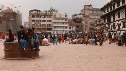Nepal, Katmandu 스톡 동영상 96118464