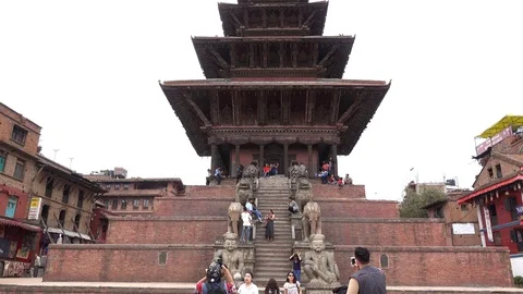 Nepal, Katmandu 스톡 동영상 96120347