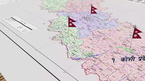 NEPAL MAP 3D ANIMATION Stock-Footage 289126047