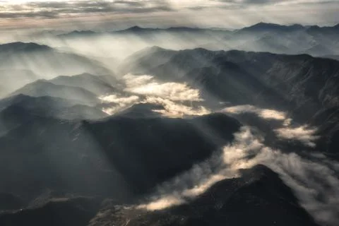 Nepal mountains. Stock Photos