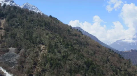 Nepal. Small stupa outside the gates of the vilage of Pangboche. Solukhumbu, 스톡 동영상 45208939