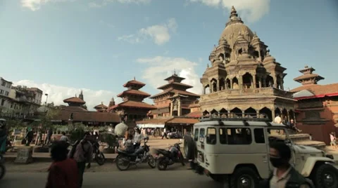 Nepal Square WS 2 動画素材 8688117