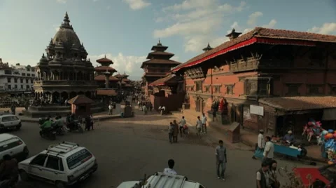 Nepal Square WS 3 스톡 동영상 8688124