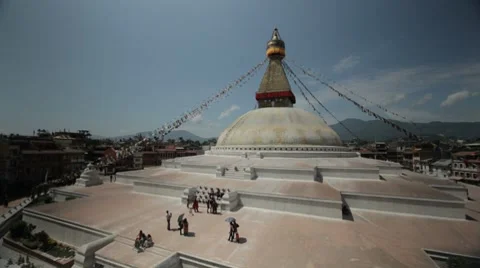 Nepal Temple EST 2 Video stock 8688823