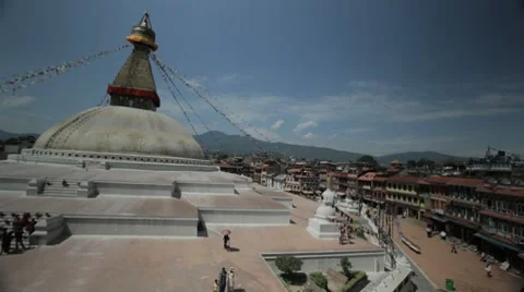 Nepal Temple EST pan 動画素材 8688829