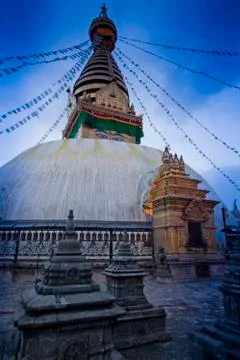 Nepal temple Stock Photos