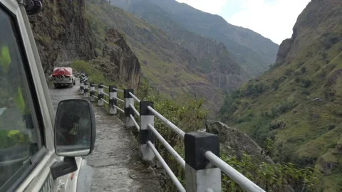 Nepal traffic on the streets Stock Footage 144862952