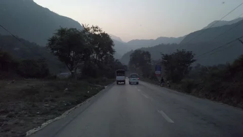 Nepal traffic on the streets Stock Footage 144863692