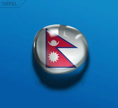 Nepal water drop Stock Illustration